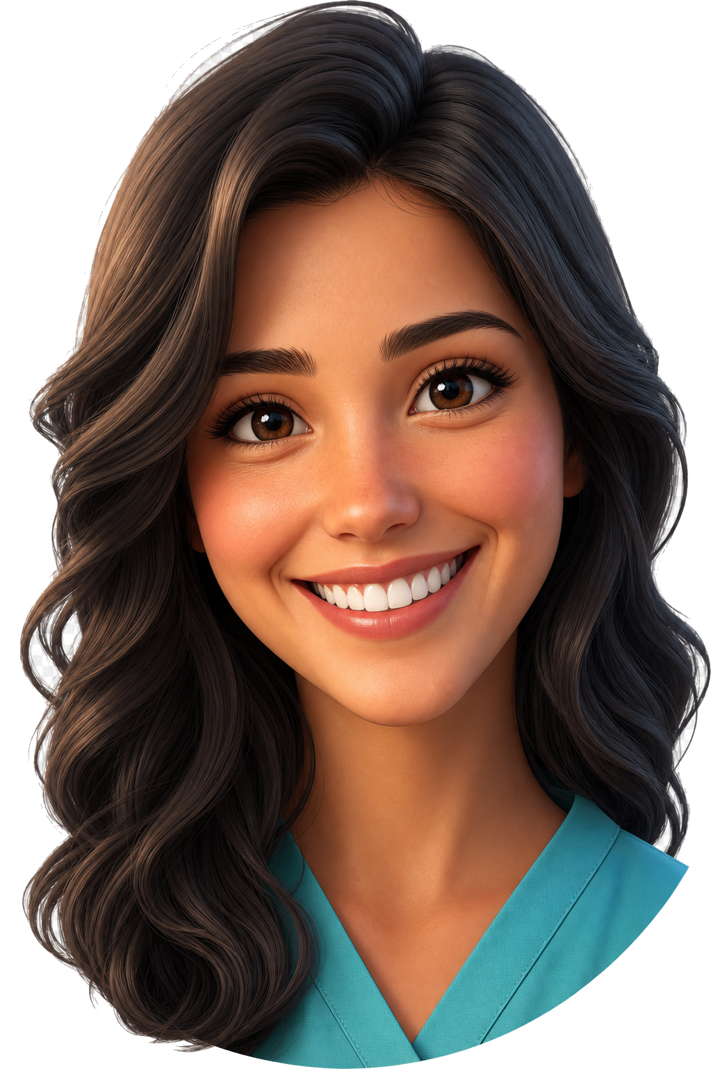 Smiling illustrated Health Apprise nurse